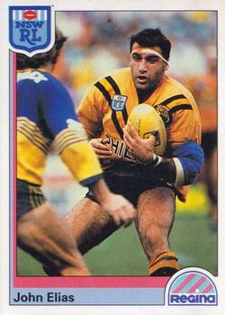 1992 Regina NSW Rugby League #167 John Elias Front